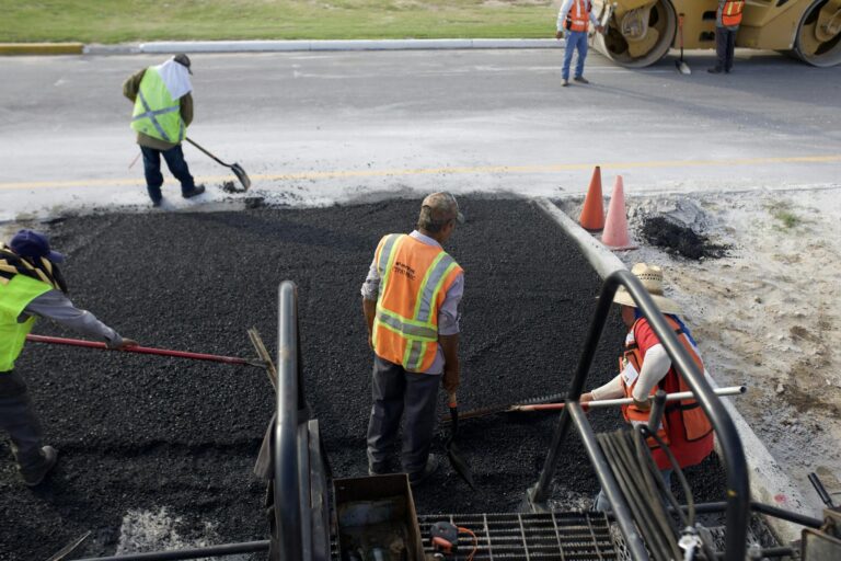 Men Working on Road Construction